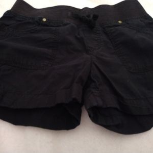 Arizona Jeans girl's black shorts with elastic waist